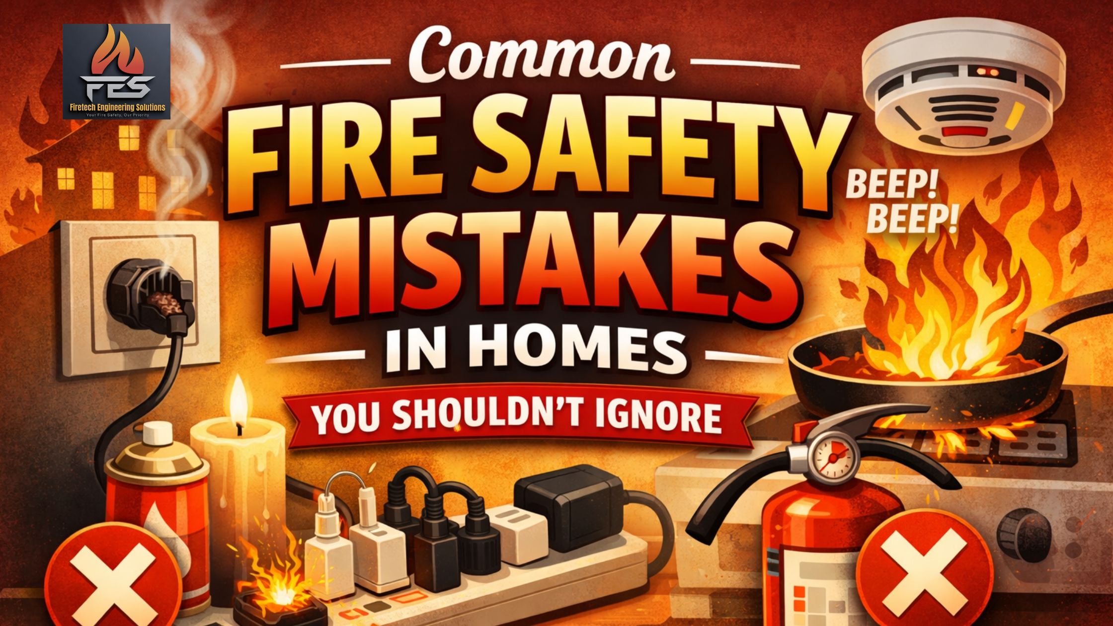 Common Fire Safety Mistakes in Homes You Shouldn’t Ignore