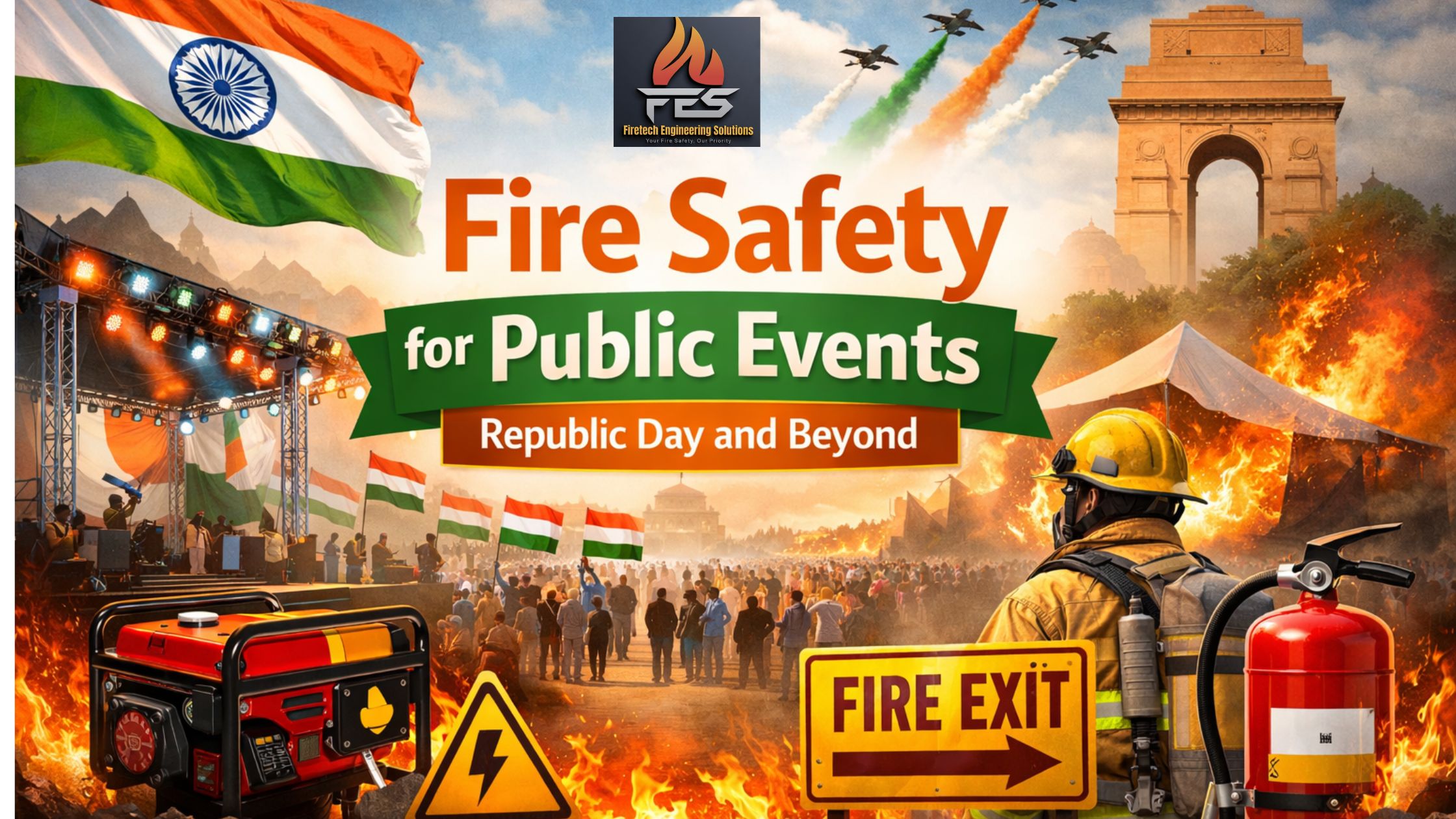Fire Safety For Public Events & Its Importance- Firetech